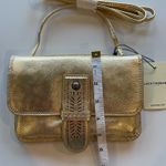 Lucky Brand NWT Lilly Leather Wallet Crossbody Bag Gold Color 8✖️5 in Photo 2