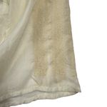 J.Jill  Top‎ Blouse Size Large Floral Embroidered Sheer Ivory Cottage Romantic Photo 5