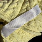 ZARA  Yellow Cable Knit Braided Vest Sleeveless Sweater Top Size Small S Photo 3