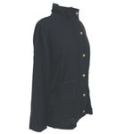 Market & Spruce Linen-Blend Utility Jacket Lightweight Black Size Medium NWT Photo 5