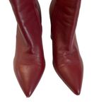 Marc Fisher Ulani Red Leather Booties Photo 3