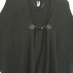Apt. 9  Black fleece like cape one size Photo 2