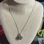 Sterling Silver Marcasite Heart Locket Pendant Necklace 925 A China SU Chain Photo 1