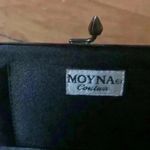 Vintage Moyna Couture Clutch Beaded Bag Black Photo 2