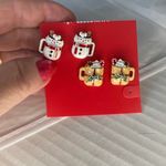 Coco + Carmen NWT Christmas Holiday pierced earrings lot Photo 3