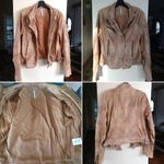 Free People  leather Moto jacket EUC Photo 3
