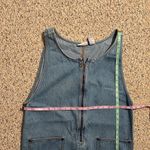 Vintage 90s Jumper Sleeveless Tank Denim Dress Casual Summer Crewneck Size L Blue Size L Photo 11