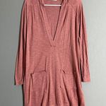 Free People  Beach sz S pink tunic‎ mini dress Photo 0