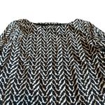 Armani Exchange AE Black White Shift Dress Long Sleeve Soft Size XS Women's Photo 1