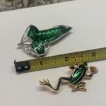 Lot Of 2 Metal / Enamel Brooch Pins Photo 6