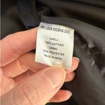 LPA  Leather Jacket Tie Waist Size S Black Photo 2