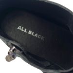 EUC ALL BLACK Leather Hi Top & Zip Ankle Boots Black Size 9.5 Photo 5