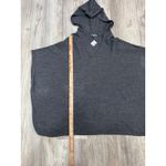 A pea in the pod A‎ Pea in the Pod Maternity Charcoal Gray Hooded Poncho Sweater Knit Size XS/S Photo 5
