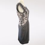 BCBG MaxAzria Gray Ponte Work Sheath Dress Size Small Photo 5