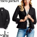 CAbi  5293 Flamenco Blazer Jacket Womens Size 6 Black Eyelet Photo 5