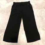 Armani Exchange  Black Elastic Waist Trousers, Wide Leg Size 8 NWT Retail $480 Photo 4