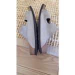 Birkenstock Arizona Suede Taupe Sandals Women’s Size 8 EU 39 Copper Buckles Photo 9