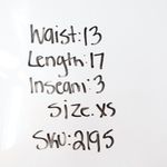 American Giant Women's Linen Short Size XS Made in USA Black Photo 7