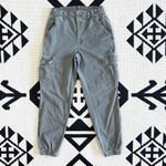 American Eagle  Super Stretch Relaxed Mom Cargo Joggers in Olive Size 2 Photo 5