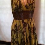 Carmen Marc Valvo Carmen Marc Volvo tropical print halter dress Photo 0
