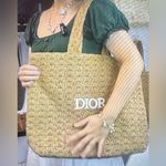 Christian Dior  Parfums Large Straw/ Raffia Tote Bag GWP / VIP Gift New Photo 9