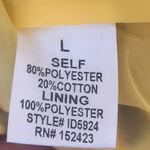 Klesis Strapless Sunflower Jacquard Mini Dress Garden Party Grandmacore Size L Yellow Size L Photo 7