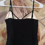 Commense Contrast Binding Lace Trim Cami Top size Small Black Photo 4