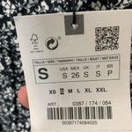 ZARA NWT  Printed Poplin Long Sleeve Mini Dress size S Photo 7