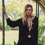 Free People | Beach Bash Black Cardigan Sweater | L Photo 1