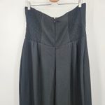 Abercrombie & Fitch  Strapless Premium Crepe Jumpsuit Black‎ New with Tag Photo 8