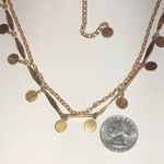 Vintage Gold Tone Retro Boho Dainty Charm Necklace Photo 4