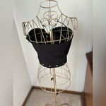 Princess Polly  black lace up corset style crop top size 6 Photo 10