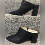 Marc Fisher MFRAGNI Block Heeled Black Mules size 8 Photo 1