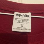 Harry Potter  Sweater Medium Adult Red Pullover Sequin Stretch Movie Womens Small Photo 2