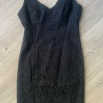 Trina Turk NWOT‎  Black Lace Knee Length Dress Size 6 Photo 0