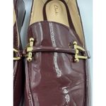 Clarks Women’s Size 9.5 Merlot Slip-On Loafer Leather Burgundy/Red Photo 3