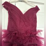 La Femme Off the Shoulder Sheer Tulle Ballgown- NWT Photo 4