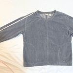 J.Jill Vintage  Oversized Corduroy Pullover Sweater - Light Grey - M Photo 6