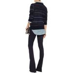 Anthropologie M.i.h Jeans Women's Blue Falls Metallic Striped Me Photo 2