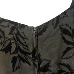 Vintage Amanda Taylor Women's 10 Chiffon Floral Burnout‎ Dress Gothic Goth Alt Black Photo 4