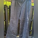 7th Avenue Design Studio New York & Company Women's Wide Leg Denim pants Size 12 Gray Photo 3