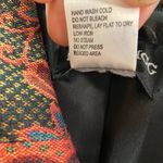 Ellen‎ Fig Womens Medium Multi Color Floral Full Zip Lined Beaded Blazer Jacket Orange Photo 12