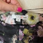 Adam Lippes  Collective floral high rise wide leg satin culottes pants 4 FLAWED Photo 8