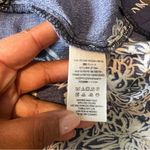 Free People  Size S Blue Hawaii Washed Blue Floral Print‎ Short Sleeve Mini Dress Photo 5