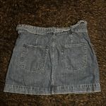 We The Free FP Blue Denim High-Waisted Skirt with Belt Size 28 Photo 1