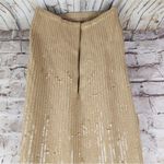 Retrofête Retrofete Sariah Sequin Dress in Nude Size XL NWT Sleeveless Cutout Midi Photo 9