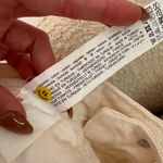 ZARA Off White Denim Straight Leg Jeans Photo 4