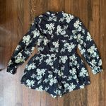 Topshop  black floral romper Photo 6