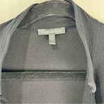 Eileen Fisher  Black Viscose Nylon Knit Blazer Jacket Cardigan Women's Size Small Photo 5