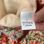 &merci &merci women's large Floral Dress open back Red white cream bridal garden sun Photo 3